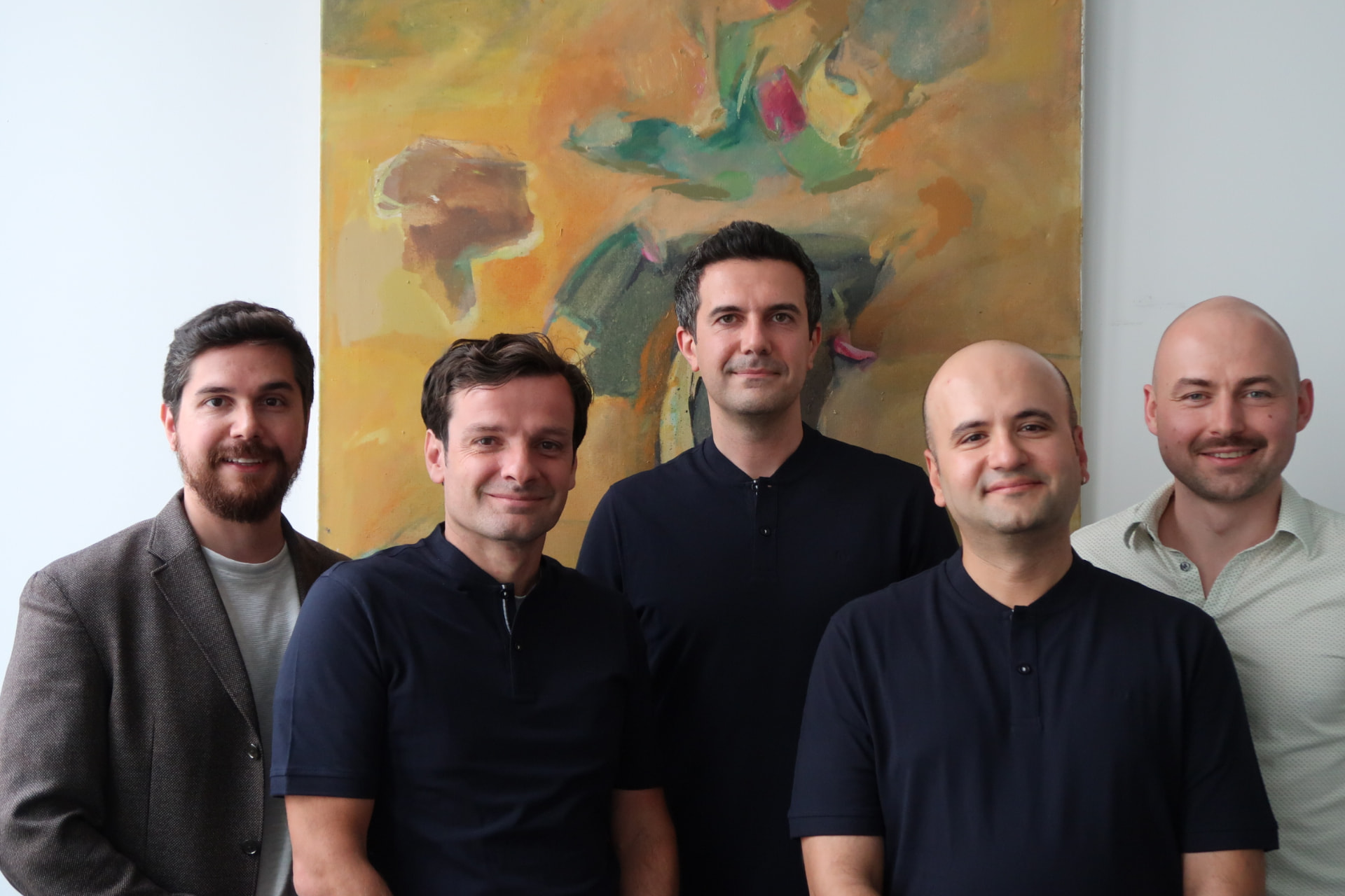 The Deepentix founding team together with their pre-seed investors