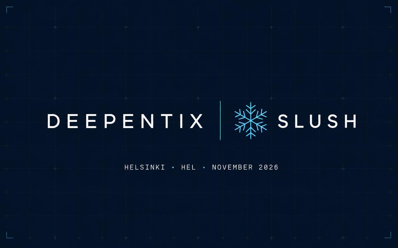 Deepentix at Slush, Helsinki, November 2026